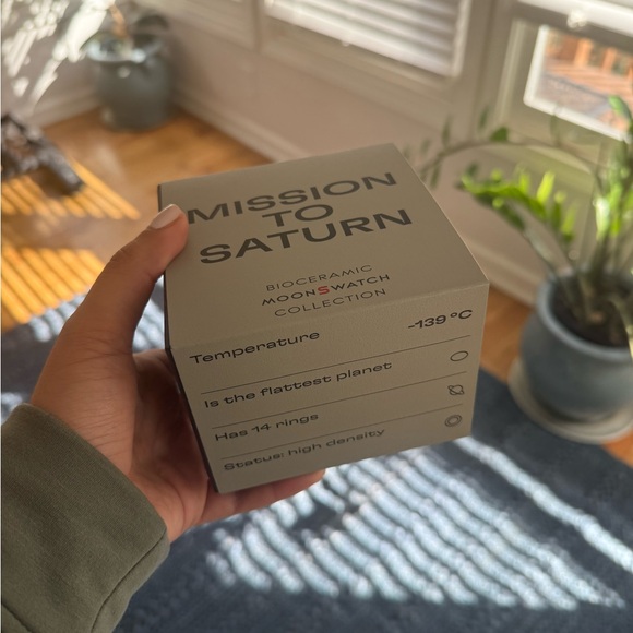 NWT Omega x Swatch Mission to Saturn Speedmaster MoonSwatch - Picture 6 of 9